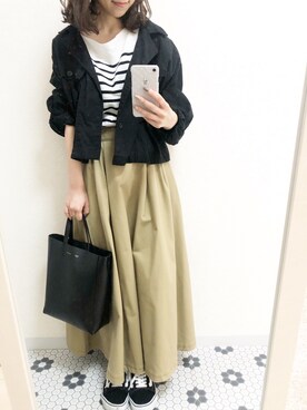「Rouge vif（ルージュヴィフ）のアイテム」を使った、ｎａｎａ♡さん（レディース・153cm）の冬コーディネート