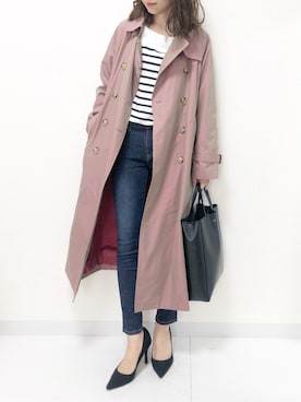 「ESPERANZA（エスペランサ）のアイテム（シューズ）」を使った、ｎａｎａ♡さん（レディース・153cm）の春コーディネート