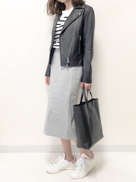 「Rouge vif（ルージュヴィフ）のアイテム」を使った、ｎａｎａ♡さん（レディース・153cm）の春コーディネート