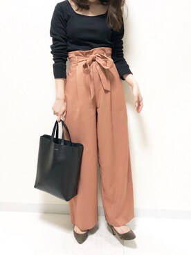 「SLOBE IENA（スローブイエナ）のアイテム（パンプス）」を使った、ｎａｎａ♡さん（レディース・153cm）の春コーディネート