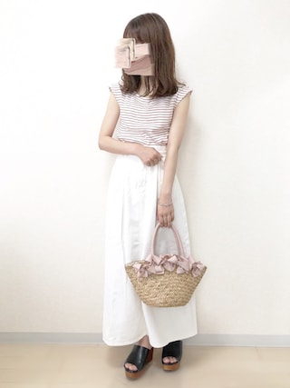 Rougeloup ルージュルー の Rougeloup パールハンドルかごバッグ かごバッグ Wear