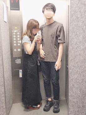 「reca（レカ）のアイテム（サロペット/オーバーオール）」を使った、ｎａｎａ♡さん（レディース・153cm）の夏コーディネート