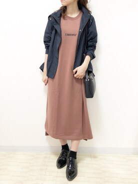 「URBAN RESEARCH Sonny Label（アーバンリサーチサニーレーベル）のアイテム（マウンテンパーカー）」を使った、ｎａｎａ♡さん（レディース・153cm）の秋コーディネート