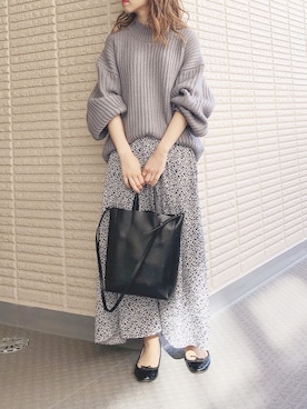 「SENSE OF PLACE by URBAN RESEARCH（センスオブプレイスバイアーバンリサーチ）のアゼルーズセーター（ニット/セーター）」を使った、ｎａｎａ♡さん（レディース・153cm）の秋コーディネート