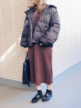 「ADOLESCENCE （アドレセンス）のアイテム」を使った、ｎａｎａ♡さん（レディース・153cm）の冬コーディネート