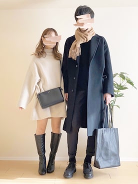 nana♡さん(レディース・153cm)の冬コーディネート