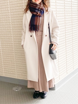 「SLOBE IENA（スローブイエナ）のアイテム（その他アウター）」を使った、ｎａｎａ♡さん（レディース・153cm）の冬コーディネート