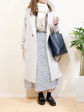 「SLOBE IENA（スローブイエナ）のアイテム（その他アウター）」を使った、ｎａｎａ♡さん（レディース・153cm）の冬コーディネート