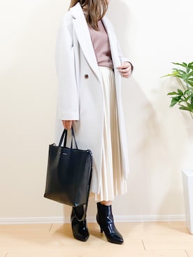「SLOBE IENA（スローブイエナ）のアイテム（その他アウター）」を使った、ｎａｎａ♡さん（レディース・153cm）の冬コーディネート