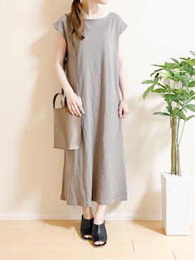 「STUDIOUS（ステュディオス）のアイテム（サンダル）」を使った、ｎａｎａ♡さん（レディース・153cm）の春コーディネート