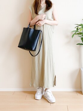 「FREE'S MART（フリーズマート）のアイテム（ワンピース/ドレス）」を使った、ｎａｎａ♡さん（レディース・153cm）の夏コーディネート