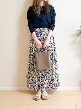 「SEVENDAYS=SUNDAY（セブンデイズサンデイ）のアイテム」を使った、ｎａｎａ♡さん（レディース・153cm）の夏コーディネート
