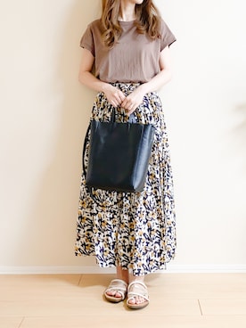 「SEVENDAYS=SUNDAY（セブンデイズサンデイ）のアイテム」を使った、ｎａｎａ♡さん（レディース・153cm）の夏コーディネート