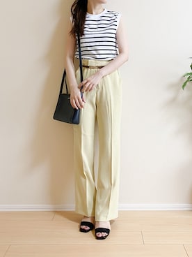 「EMMEL REFINES（エメルリファインズ）のアイテム」を使った、ｎａｎａ♡さん（レディース・153cm）の夏コーディネート