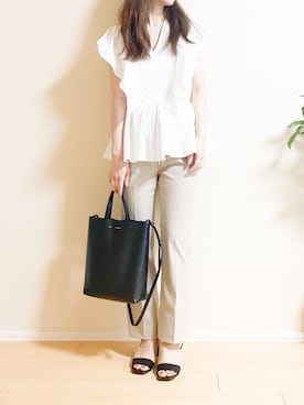 「EMMEL REFINES（エメルリファインズ）のアイテム」を使った、ｎａｎａ♡さん（レディース・153cm）の夏コーディネート