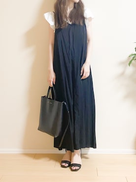 「EMMEL REFINES（エメルリファインズ）のアイテム」を使った、ｎａｎａ♡さん（レディース・153cm）の夏コーディネート