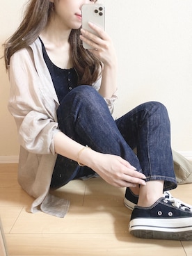 「CLEA（クレア）のアイテム（トップス）」を使った、ｎａｎａ♡さん（レディース・153cm）の夏コーディネート