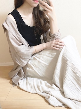 「CLEA（クレア）のアイテム（トップス）」を使った、ｎａｎａ♡さん（レディース・153cm）の秋コーディネート
