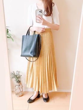 「MKT（エムケーティー）のアイテム（トップス）」を使った、ｎａｎａ♡さん（レディース・153cm）の秋コーディネート