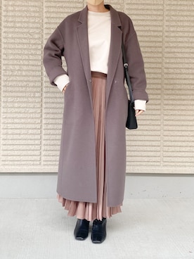 「EMMEL REFINES（エメルリファインズ）のアイテム」を使った、ｎａｎａ♡さん（レディース・153cm）の冬コーディネート