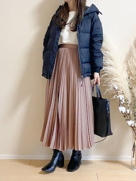 「EMMEL REFINES（エメルリファインズ）のアイテム」を使った、ｎａｎａ♡さん（レディース・153cm）の冬コーディネート