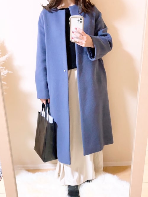 Beauty Youth United Arrows ビューティアンドユースユナイテッドアローズ のノーカラーコートを使った人気ファッションコーディネート Sciaky