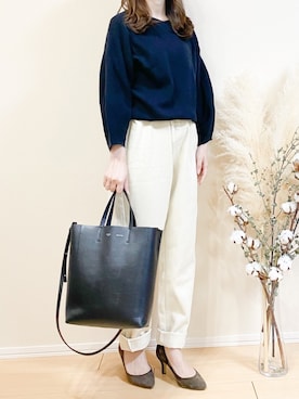 「SLOBE IENA（スローブイエナ）のアイテム（パンプス）」を使った、ｎａｎａ♡さん（レディース・153cm）の冬コーディネート