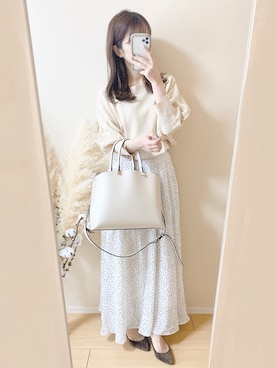 「SLOBE IENA（スローブイエナ）のアイテム（パンプス）」を使った、ｎａｎａ♡さん（レディース・153cm）の春コーディネート