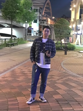 「YSTRDY's TMRRW（イエスタデイズトゥモロー）のアイテム（ジャケット/アウター）」を使った、younsukcrvzy さん（メンズ・184cm）の夏コーディネート