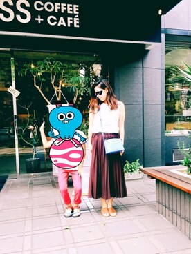 yu_chaさん（レディース・158cm）の夏コーディネート