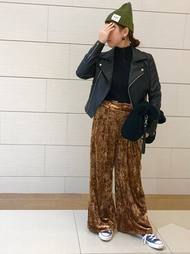 「ショッピング」｜「アイテム（その他トップス）」を使った、Renaさん（レディース・153cm）の秋コーディネート