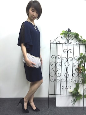 「PourVous（プールヴー）のアイテム」を使った、Mitsuさん（レディース・163cm）の冬コーディネート