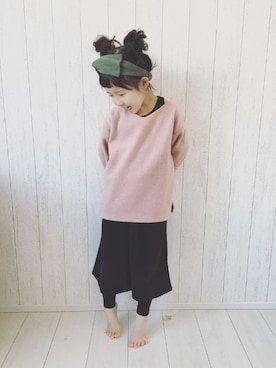 kinaさん（キッズ・110cm）の春コーディネート