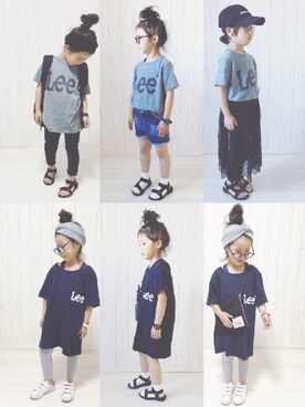 kinaさん（キッズ・110cm）の夏コーディネート