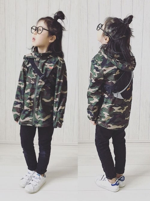 (【キッズ】ハッスイポケッタブルジャケット/777040)」的時尚穿搭