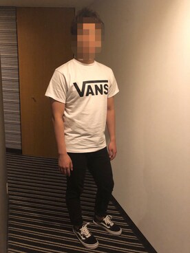 たまさんの「VANS/ヴァンズ Classic Logo S/S T-shirts」を使ったコーディネート