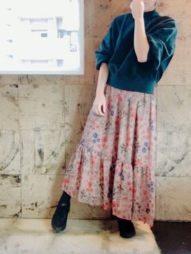 やすもさん（レディース・154cm）の冬コーディネート