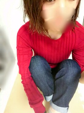 「真っ赤」｜り衣さん（レディース・154cm）の春コーディネート