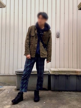 「ECCO（エコー）のアイテム」を使った、たいせーさん（メンズ・182cm）の春コーディネート