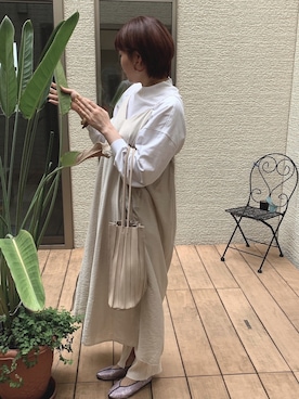 「アイテム（ワンピース/ドレス）」を使った、RIKOさん（レディース・168cm・10代）の夏コーディネート