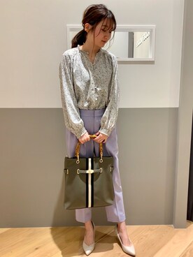 「YECCA VECCA（イェッカヴェッカ）のアイテム（パンプス）」を使った、aiさん（レディース・162cm）の春コーディネート