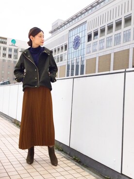 マウンテンパーカーを使った 札幌 のレディース人気ファッションコーディネート Wear