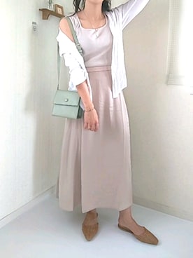 michanさん（レディース・160cm）の夏コーディネート