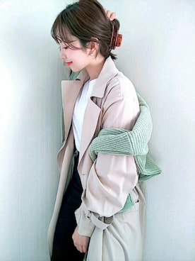 michanさん（レディース・160cm）の冬コーディネート