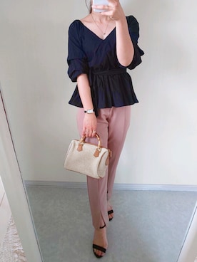 michanさん（レディース・160cm）の夏コーディネート