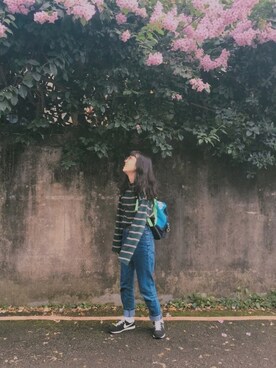 「nikeairpegasus83」｜lilyさん（レディース・159cm）の冬コーディネート