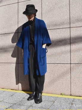 「UNIQLO（ユニクロ）のタートルネックT（長袖）（Tシャツ/カットソー）」を使った、oriryoさん（メンズ・173cm）の冬コーディネート