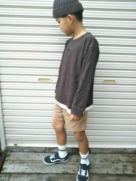   Nです。 さん（キッズ・128cm）の秋コーディネート