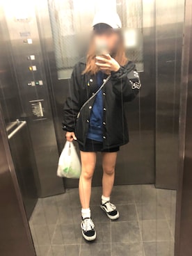 「XLARGE（エクストララージ）のアイテム（その他アウター）」を使った、Ａ Ｓ Ｍ さん（レディース・150cm）の春コーディネート