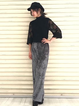 BARAKさん（レディース・159cm）の秋コーディネート